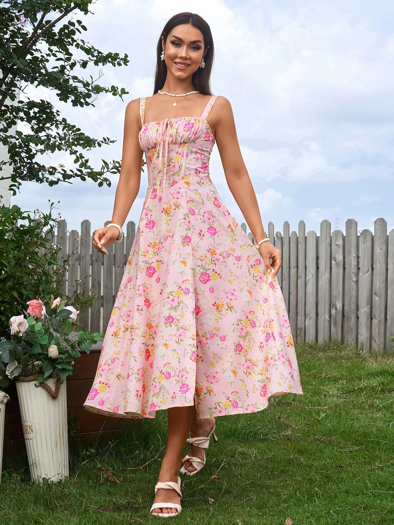 Nina | Classic Milkmaid Dress