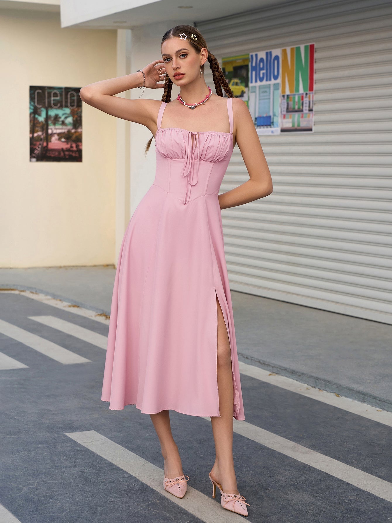 Nina | Classic Milkmaid Dress
