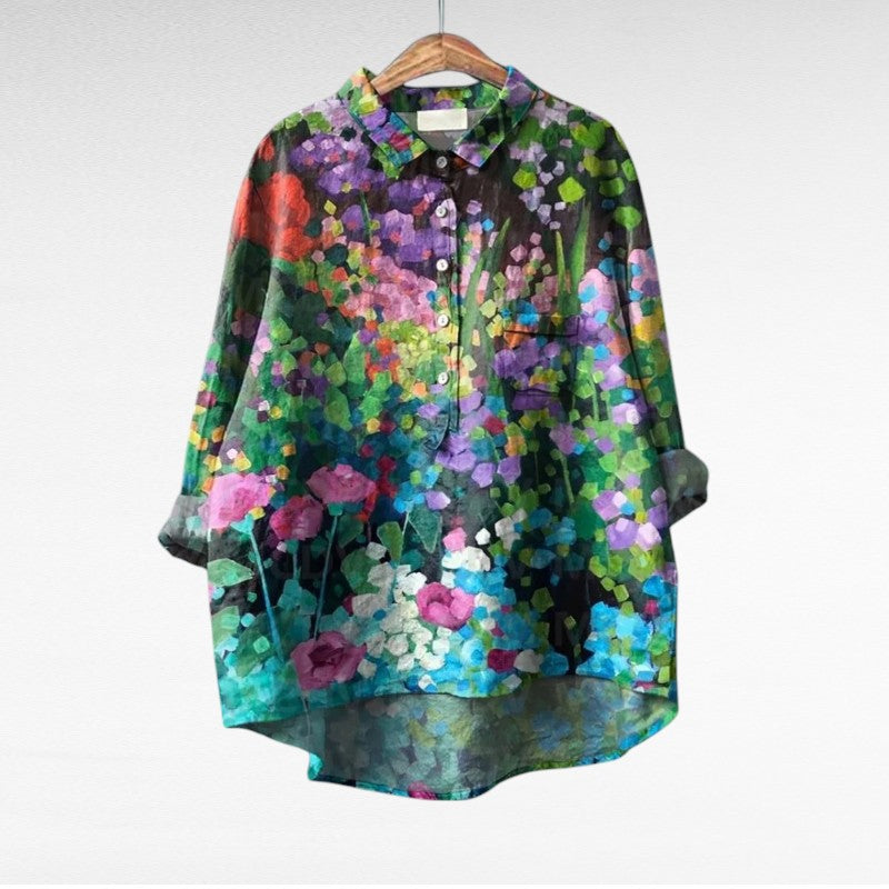 Laluna® | Timeless Floral Blouse