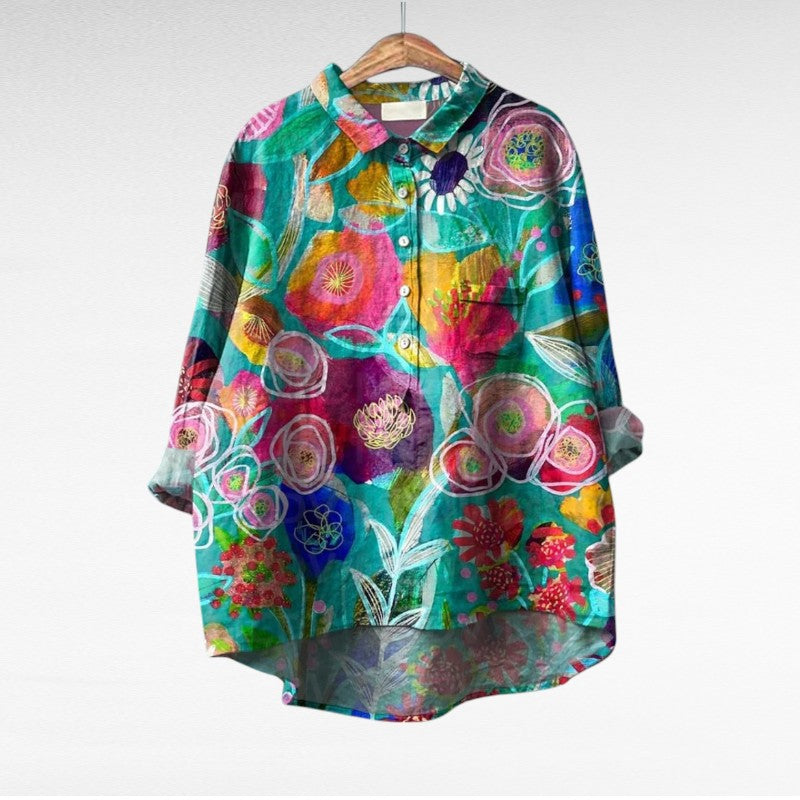 Laluna® | Timeless Floral Blouse