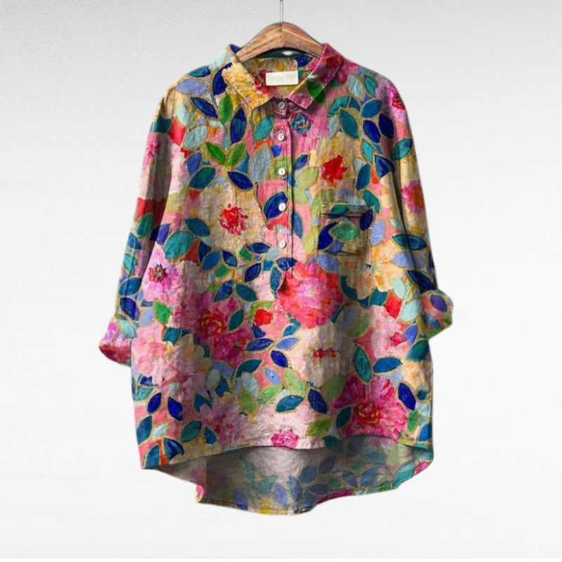 Laluna® | Timeless Floral Blouse