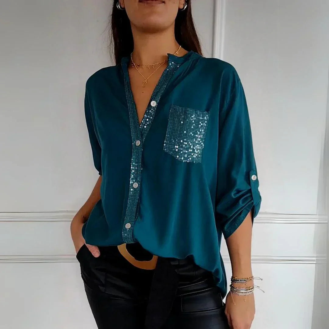 Alena | Chic Wrinkle-Resistant Blouse
